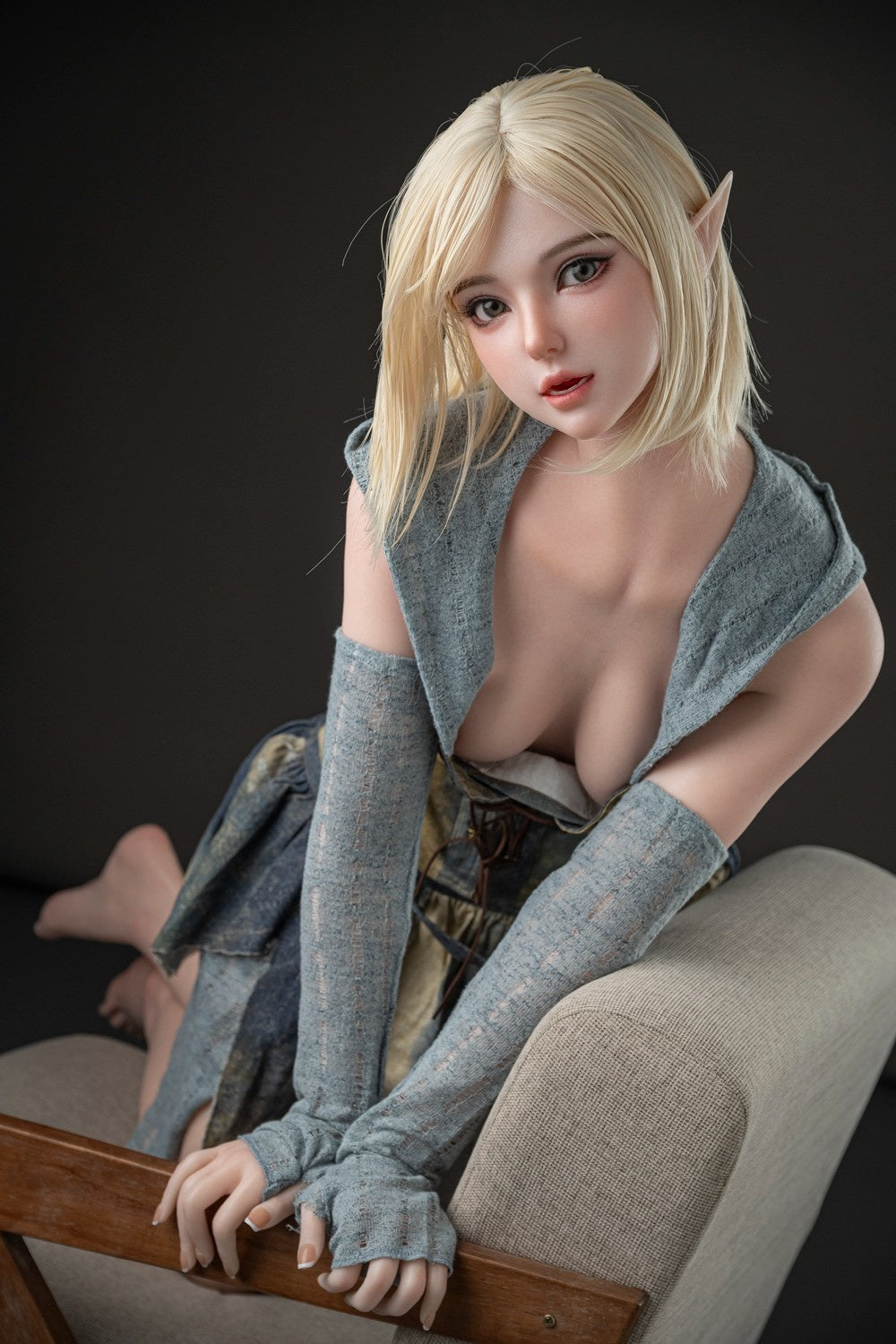 160cm (5ft3") B-Cup ROS Elf Hybrid Sex Doll - Elara JX-160B-M13 - In Stock | US Only