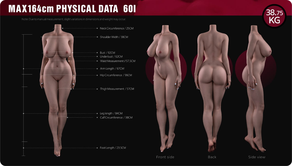164cm (5ft5") Asian ROS Silicone Sex Doll – Yelan MAX