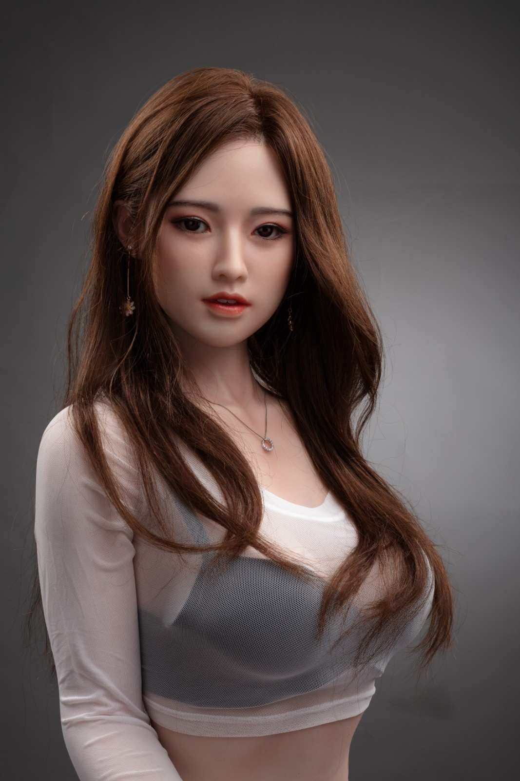 159cm (5ft2") Brunette Realistic Silicone Sex Doll - C-Cup - Zhulin