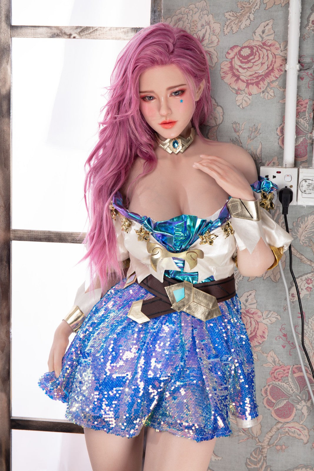171cm (5ft7") D-Cup Asian Pink Hair Full Silicone Sex Doll – Saner | AU Only