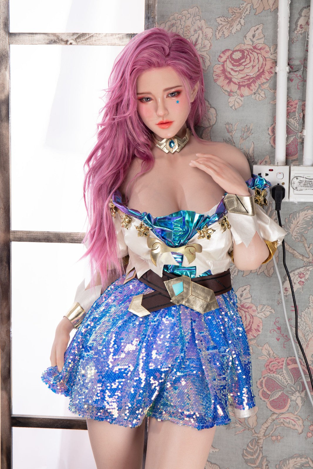 171cm (5ft7") D-Cup Asian Pink Hair Full Silicone Sex Doll – Saner | AU Only