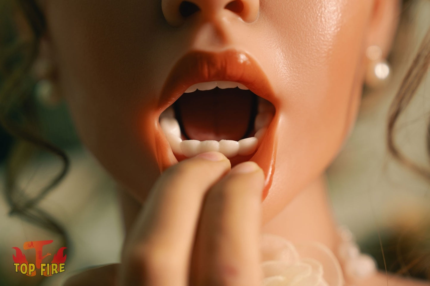 158cm (5ft2") D-Cup Dark Tan Silicone Sex Doll with Auto Blowjob – Casey T41