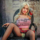 140cm (4ft7") Busty Blonde in Tanned Skin- In Stock | Europe Only