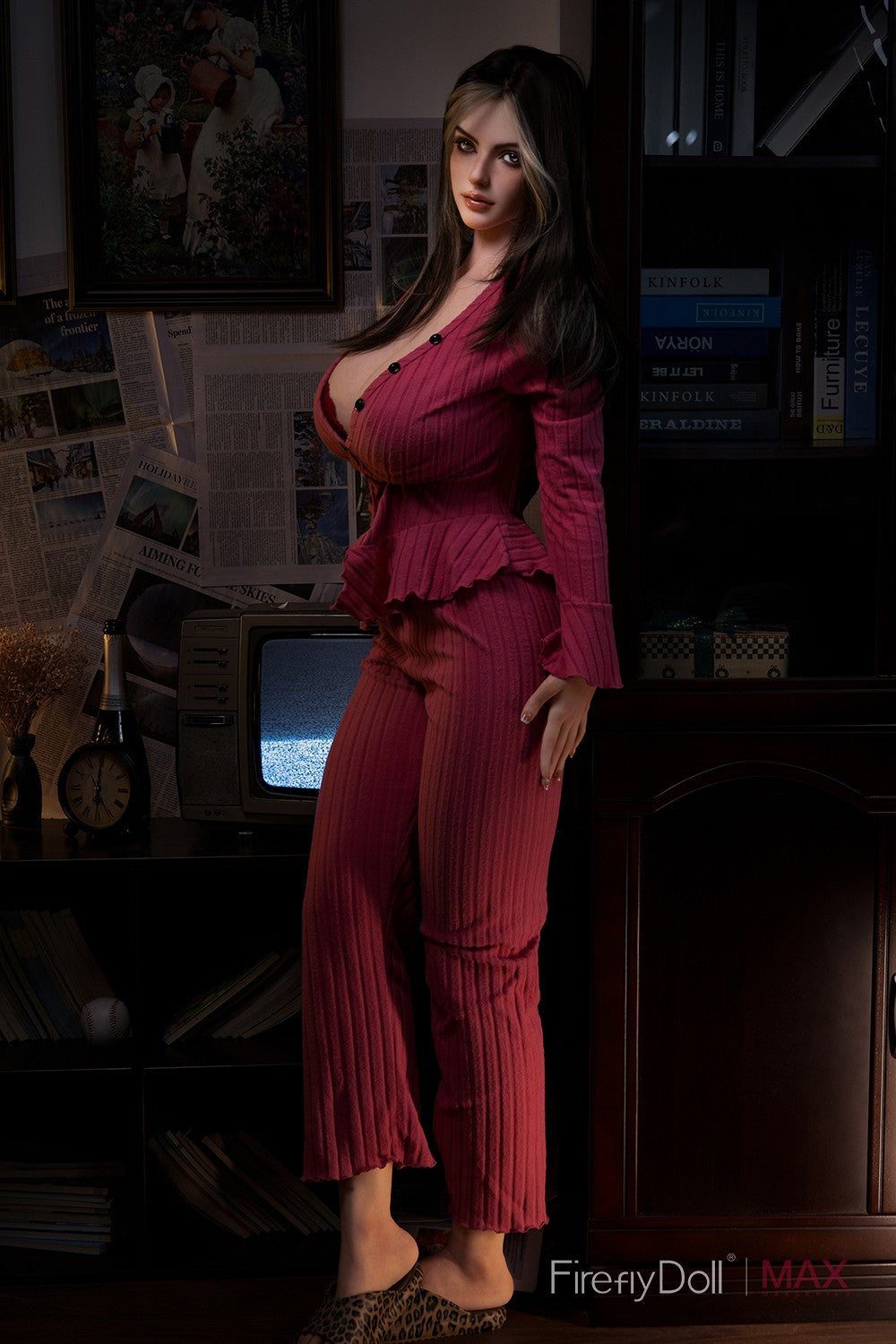 164cm (5ft5") MAX Sensual Goth Silicone Sex Doll - I-up - Rona