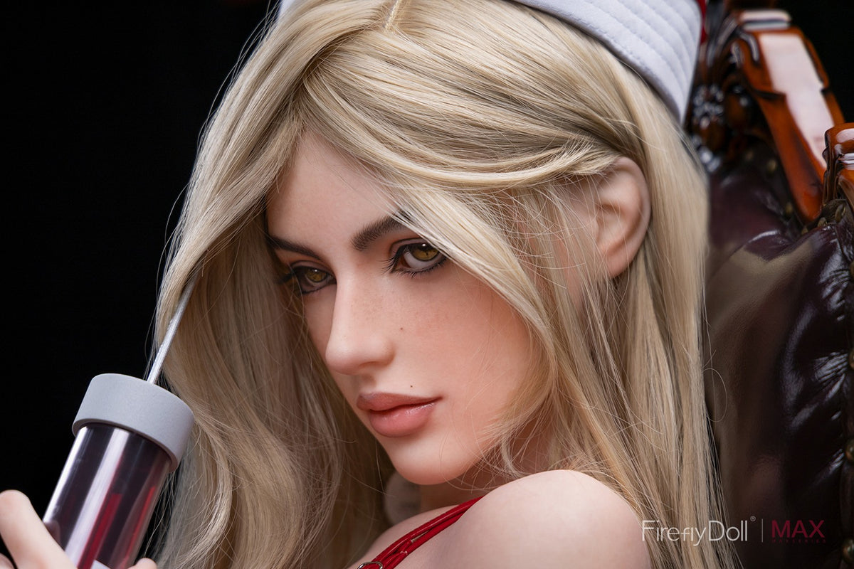 165cm (5ft5") Gentle Sensual Blonde Nurse Silicone Sex Doll - B-Cup - Rona