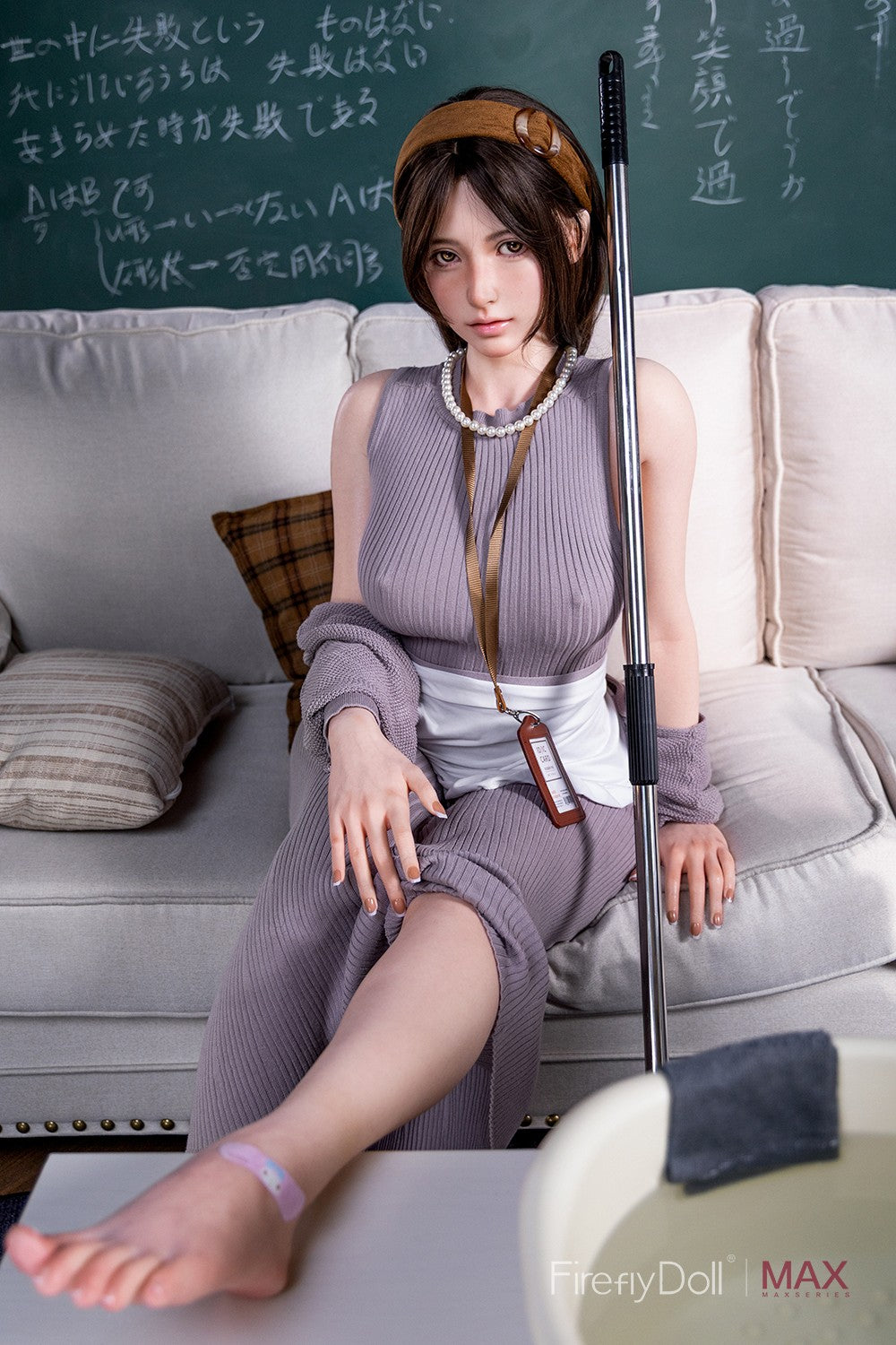 165cm (5ft5") MAX Brunette Silicone Sex Doll - B-Cup - Haruko