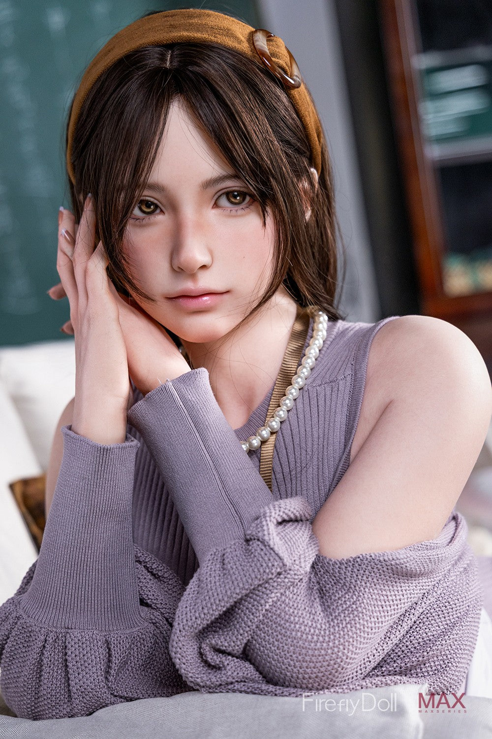 165cm (5ft5") MAX Brunette Silicone Sex Doll - B-Cup - Haruko