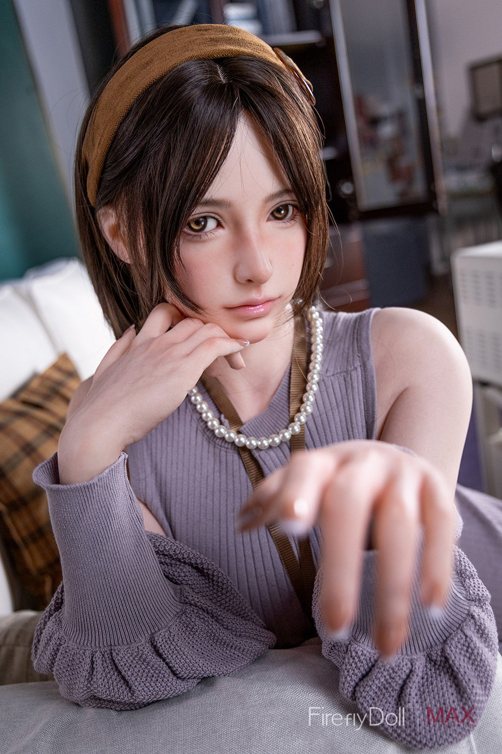 165cm (5ft5") MAX Brunette Silicone Sex Doll - B-Cup - Haruko