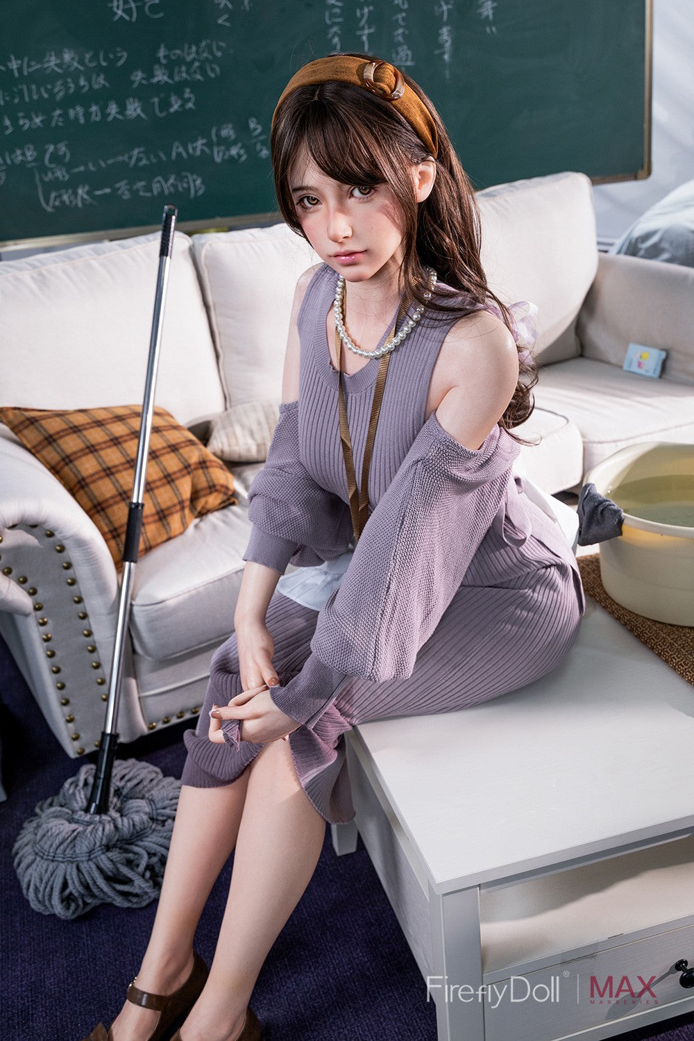 165cm (5ft5") MAX Brunette Silicone Sex Doll - B-Cup - Haruko