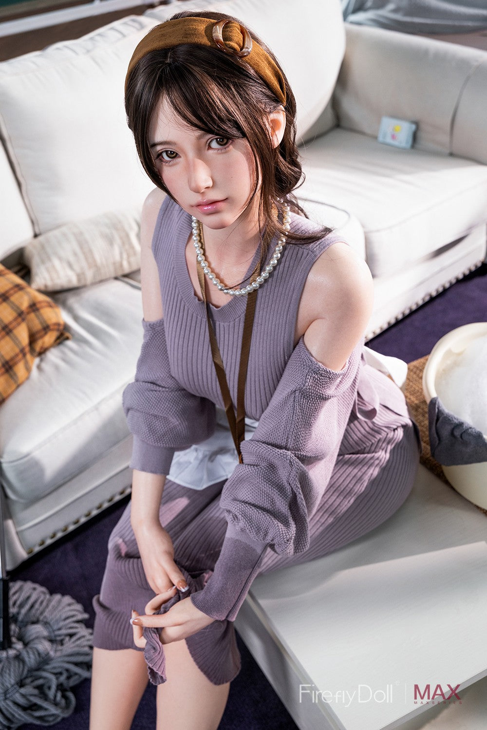 165cm (5ft5") MAX Brunette Silicone Sex Doll - B-Cup - Haruko