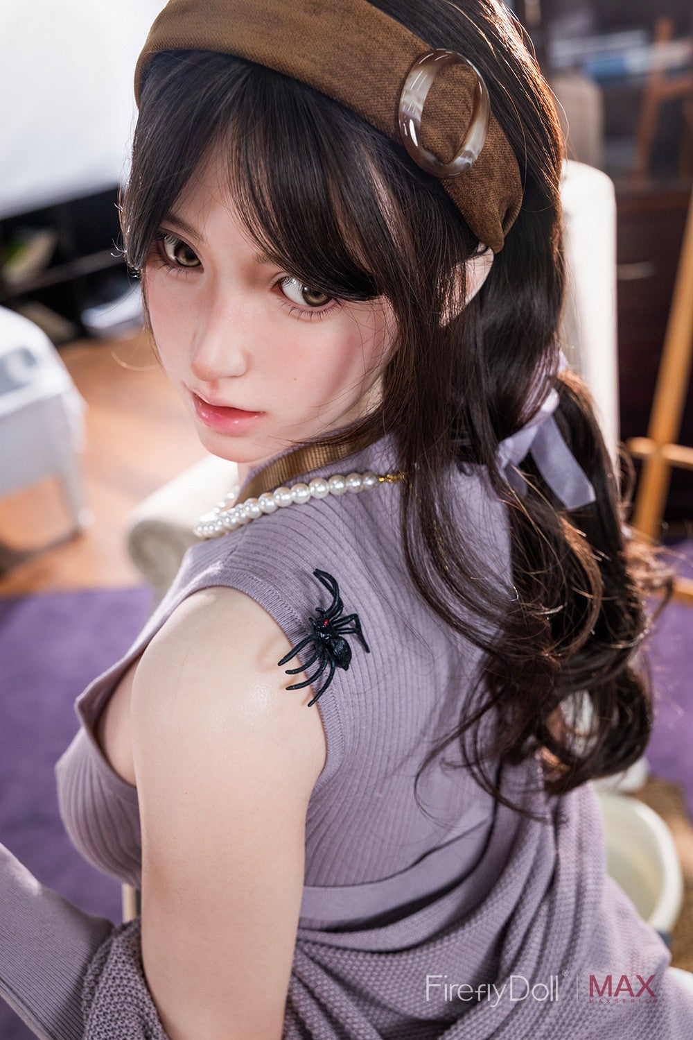 165cm (5ft5") MAX Brunette Silicone Sex Doll - B-Cup - Haruko