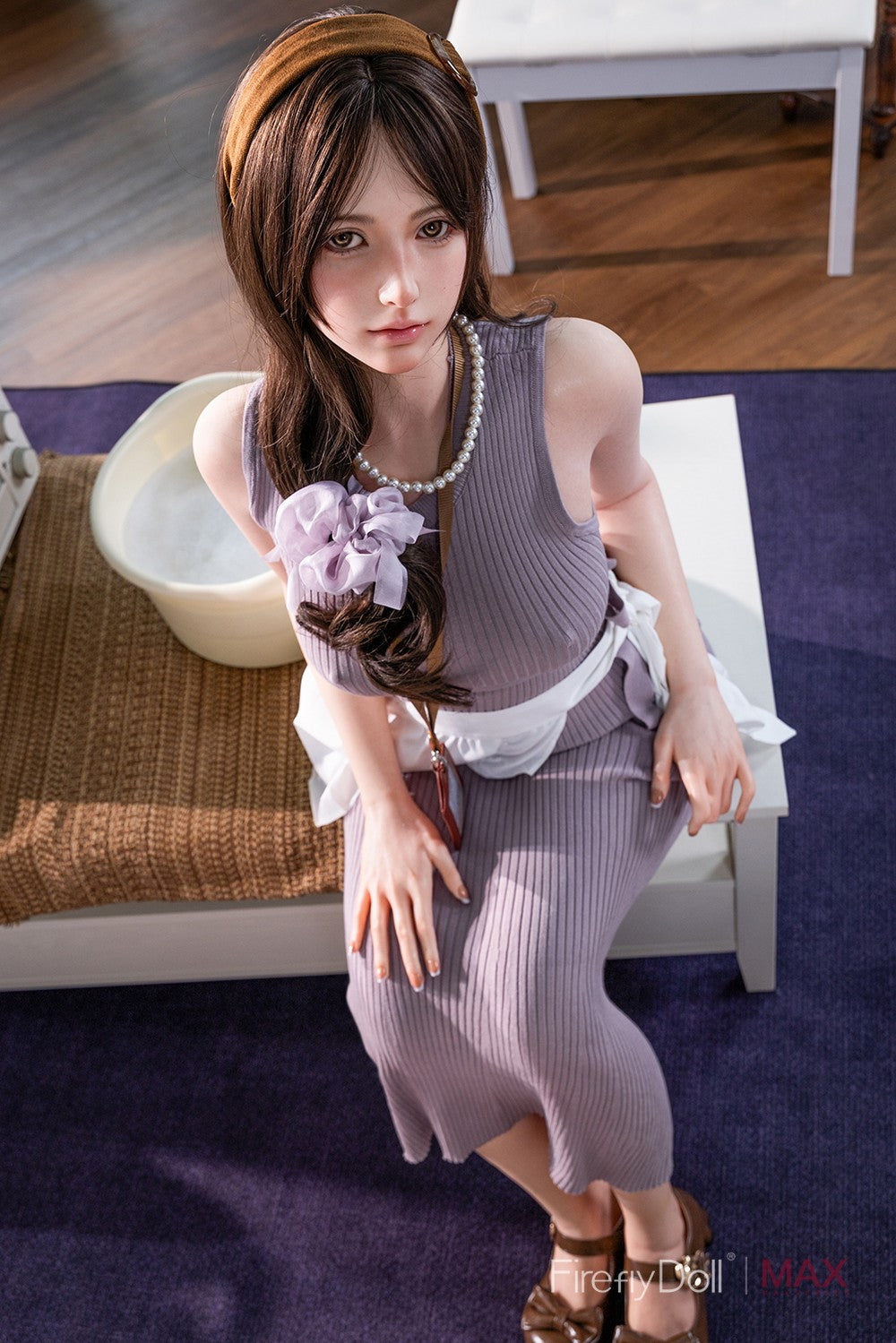 165cm (5ft5") MAX Brunette Silicone Sex Doll - B-Cup - Haruko