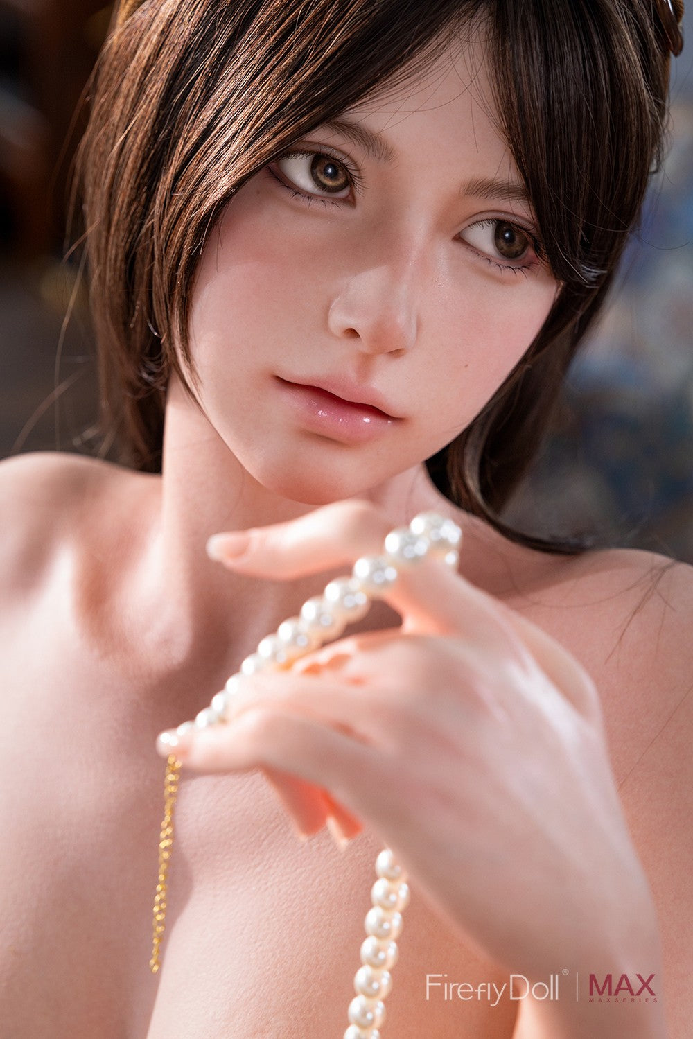 165cm (5ft5") MAX Brunette Silicone Sex Doll - B-Cup - Haruko