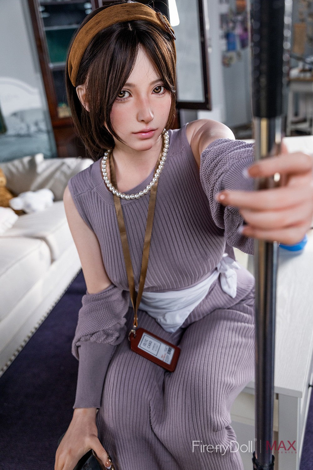 165cm (5ft5") MAX Brunette Silicone Sex Doll - B-Cup - Haruko