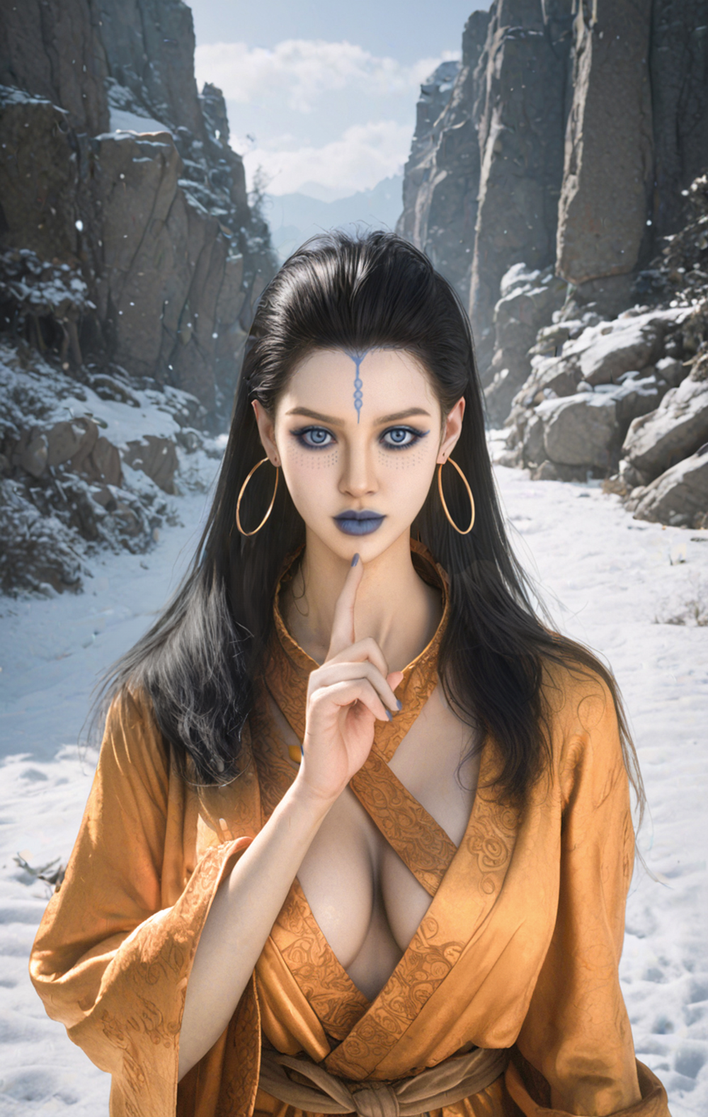 164cm (5ft4') Halloween Winter Empress Silicone Sex Doll - In Stock | US Only