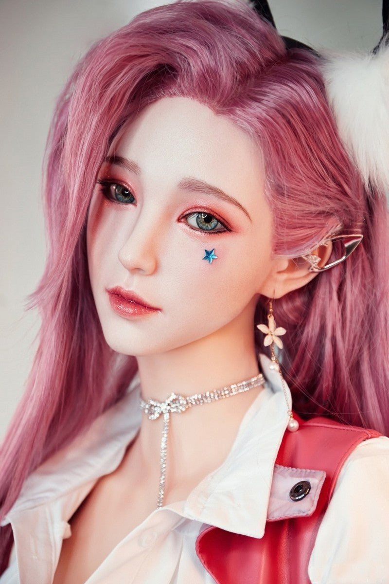 171cm (5ft7") D-Cup Asian Pink Hair Full Silicone Sex Doll – Saner | AU Only