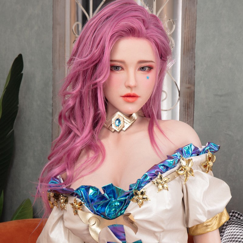 171cm (5ft7") D-Cup Asian Pink Hair Full Silicone Sex Doll – Saner | AU Only