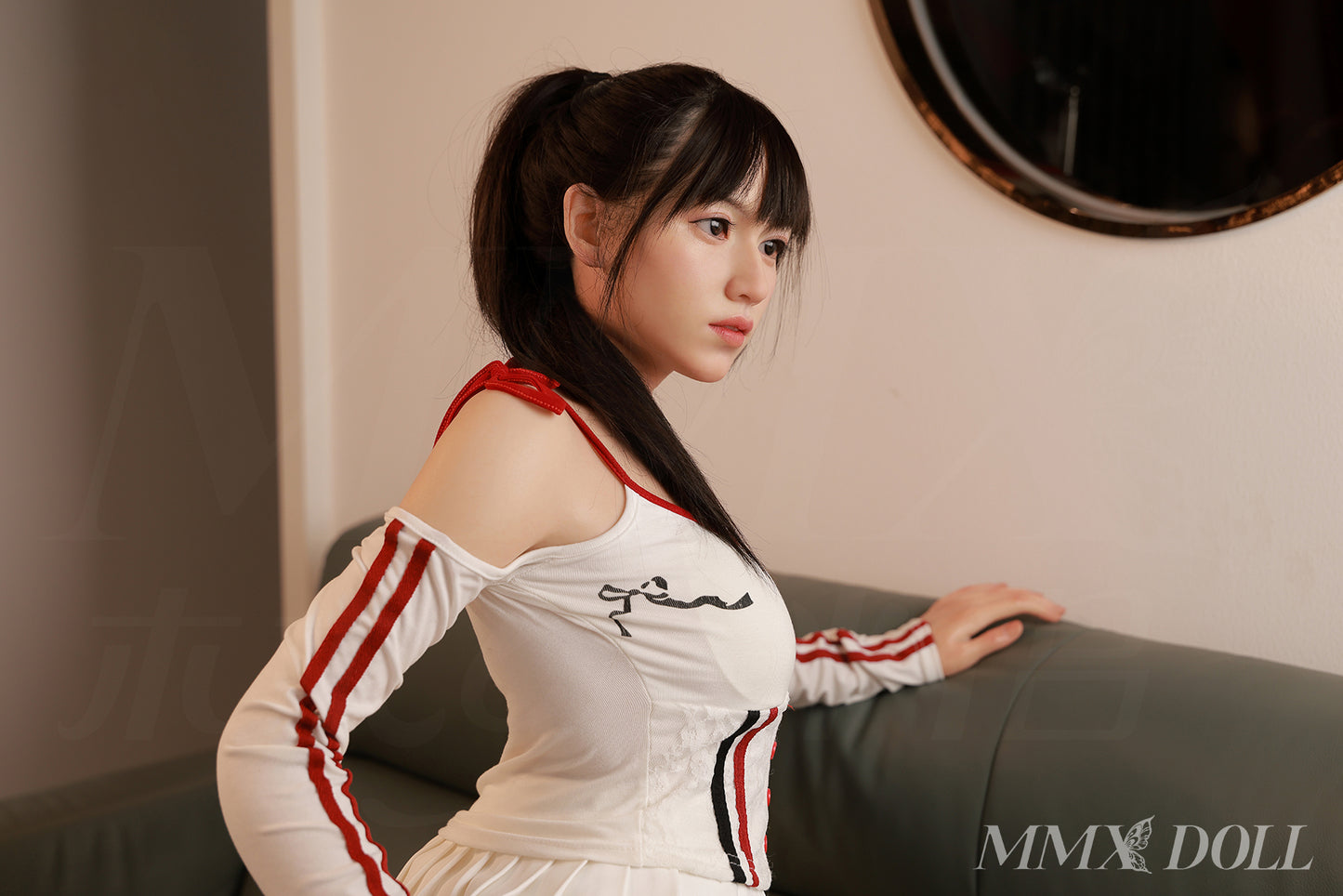 153cm (5ft0") Seamless Neck Sexy Asian Silicone Sex Doll - C-Cup - MengYue