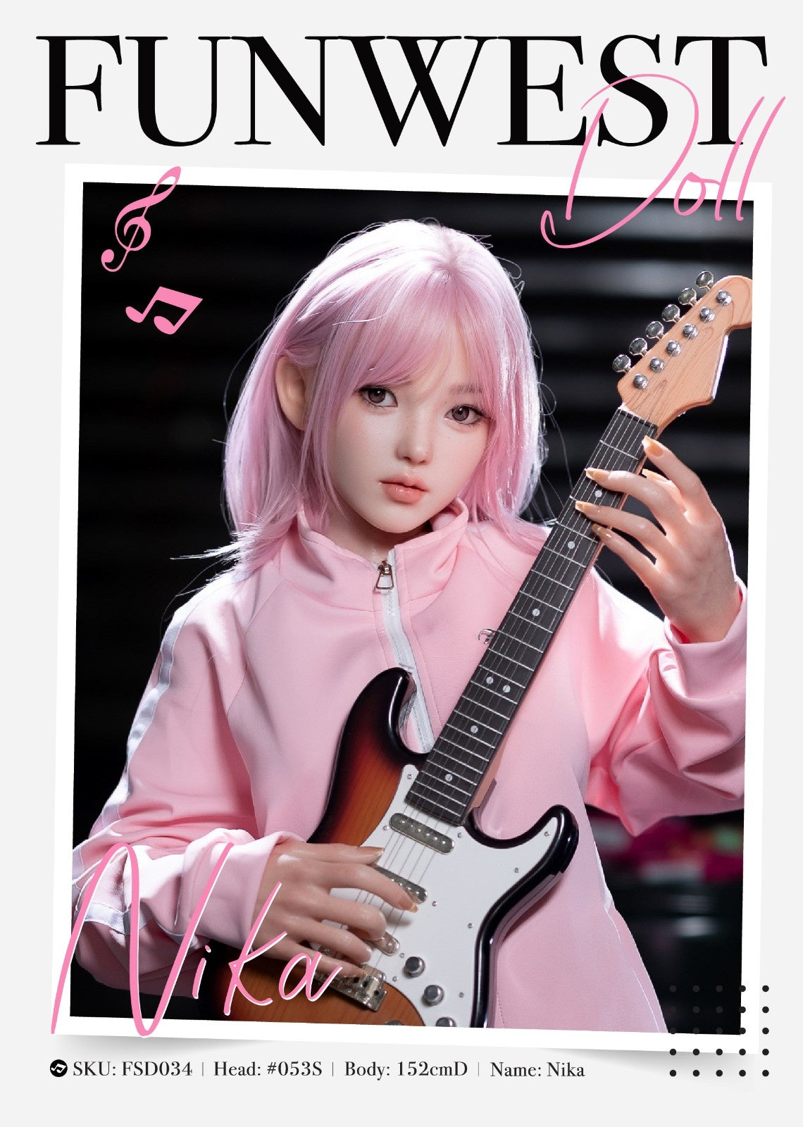152cm (5ft0") Anime Silicone Sex Doll - D-Cup – Nika FSD034 - In Stock | EU Only