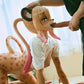 155cm (5ft1") Blonde Furry Silicone Fantasy Sex Doll with Movable Jaw - Lyora