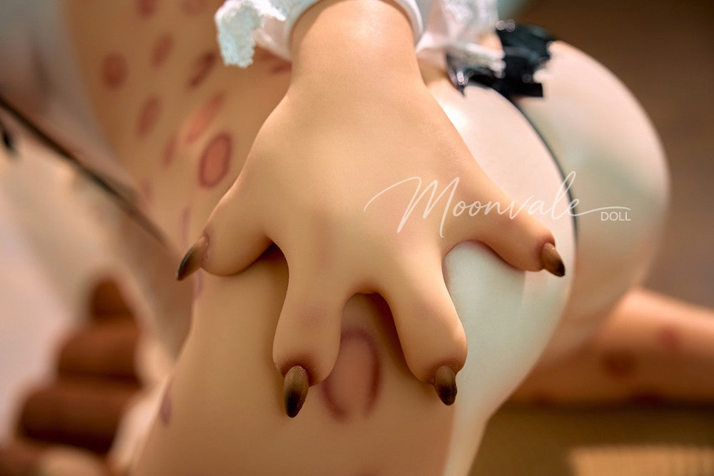 155cm (5ft1") Pink Hair Furry Silicone Fantasy Sex Doll with Movable Jaw - Lyora