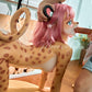 155cm (5ft1") Pink Hair Furry Silicone Fantasy Sex Doll with Movable Jaw - Lyora