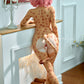 155cm (5ft1") Pink Hair Furry Silicone Fantasy Sex Doll with Movable Jaw - Lyora