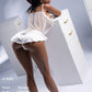 160cm (5ft3") Ebony Real Skin Texture Silicone Sex Doll -  C-Cup - Betsy