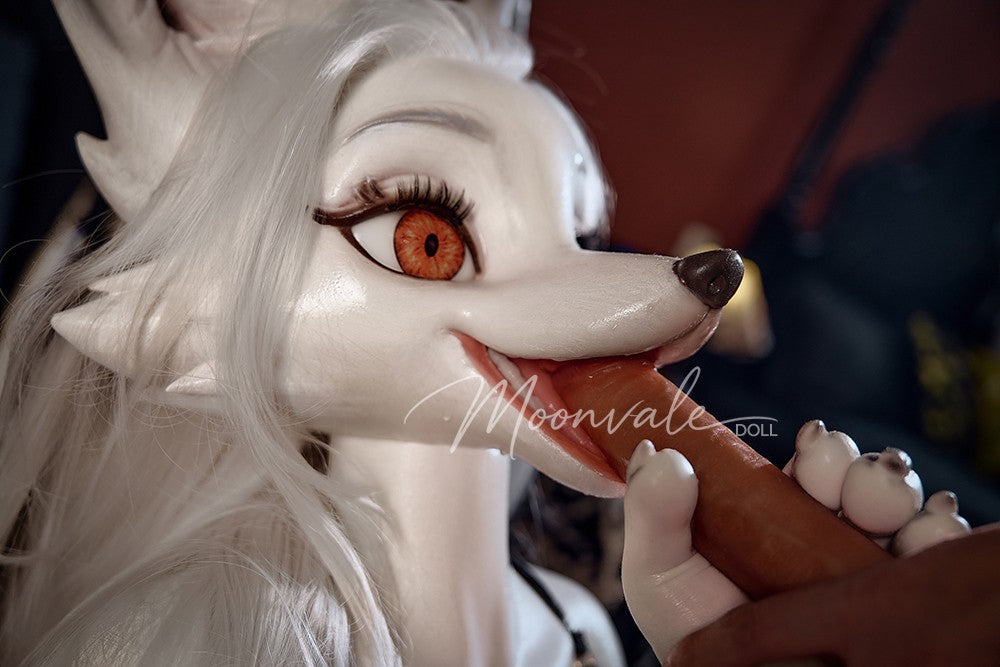 160cm (5ft3") White Fox Full Silicone Furry Sex Doll – Sorelle