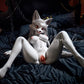 160cm (5ft3") White Fox Full Silicone Furry Sex Doll – Sorelle