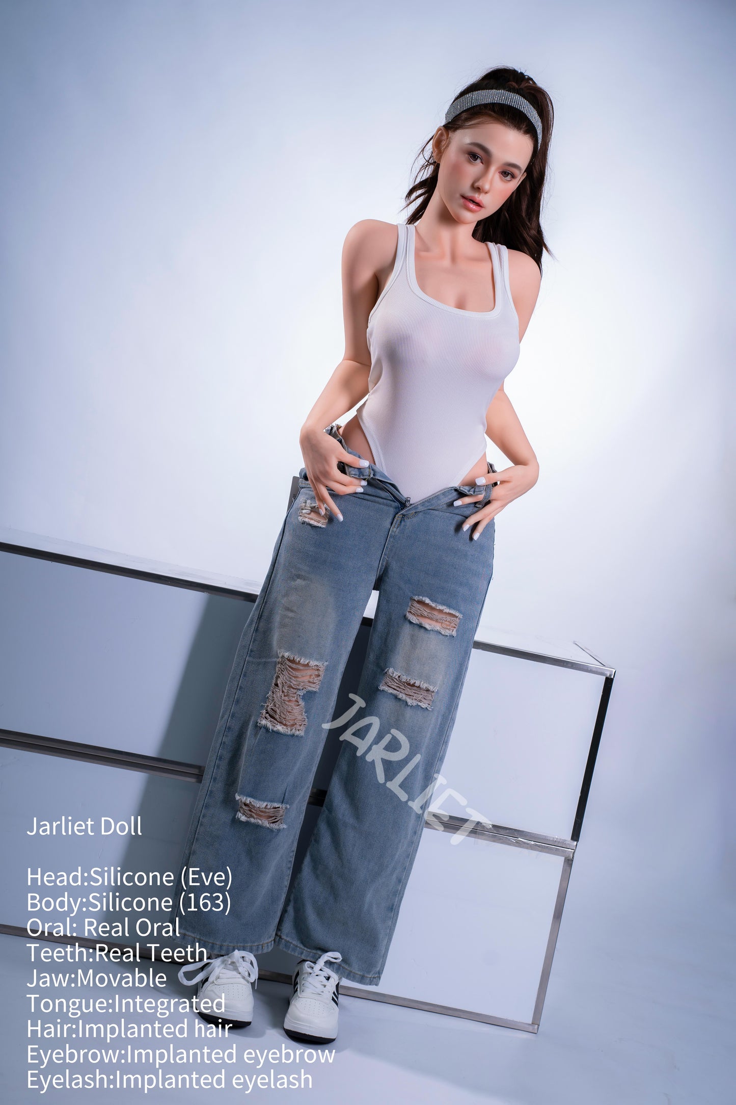163cm (5ft4") D-Cup Full Silicone Real Oral Sex Doll – Eve - In Stock | US Only