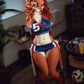160cm (5ft3") Furry Fox with Hair Full Silicone Movable Jaw Sex Doll - Sorelle