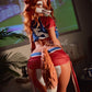 160cm (5ft3") Furry Fox with Hair Full Silicone Movable Jaw Sex Doll - Sorelle