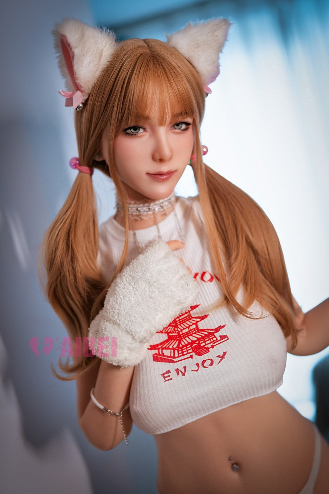 158cm (5ft2") F-Cup Silicone Sex Doll – ROS Rika AB158-WH-AB17 | In Stock | US Only