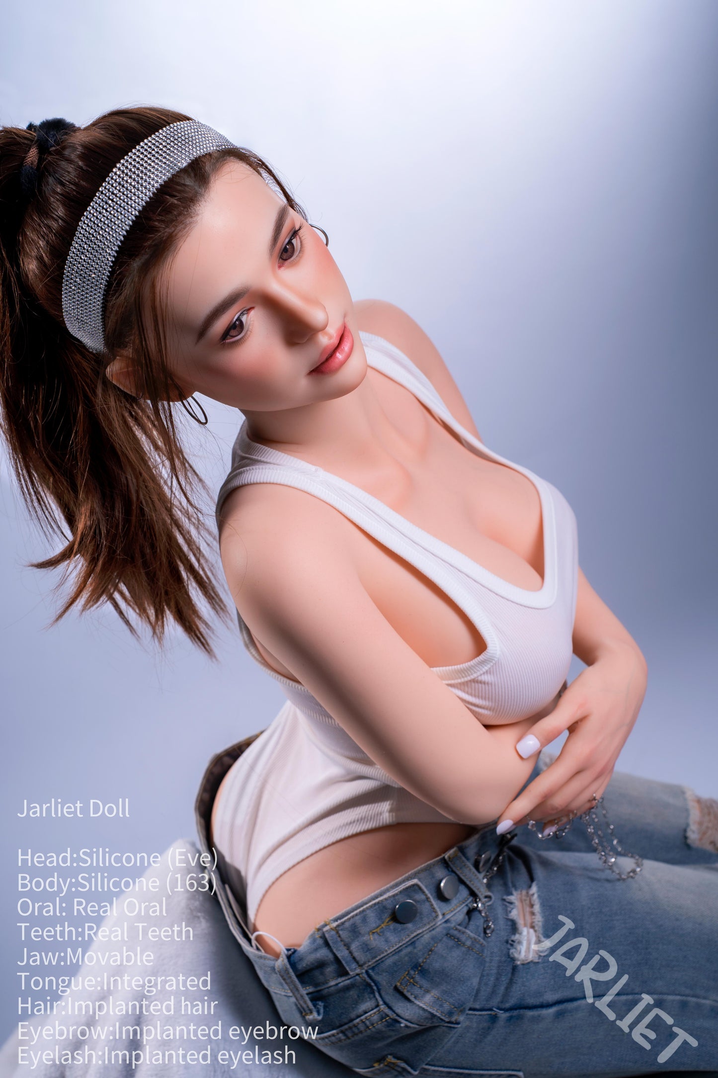 163cm (5ft4") D-Cup Full Silicone Real Oral Sex Doll – Eve - In Stock | US Only