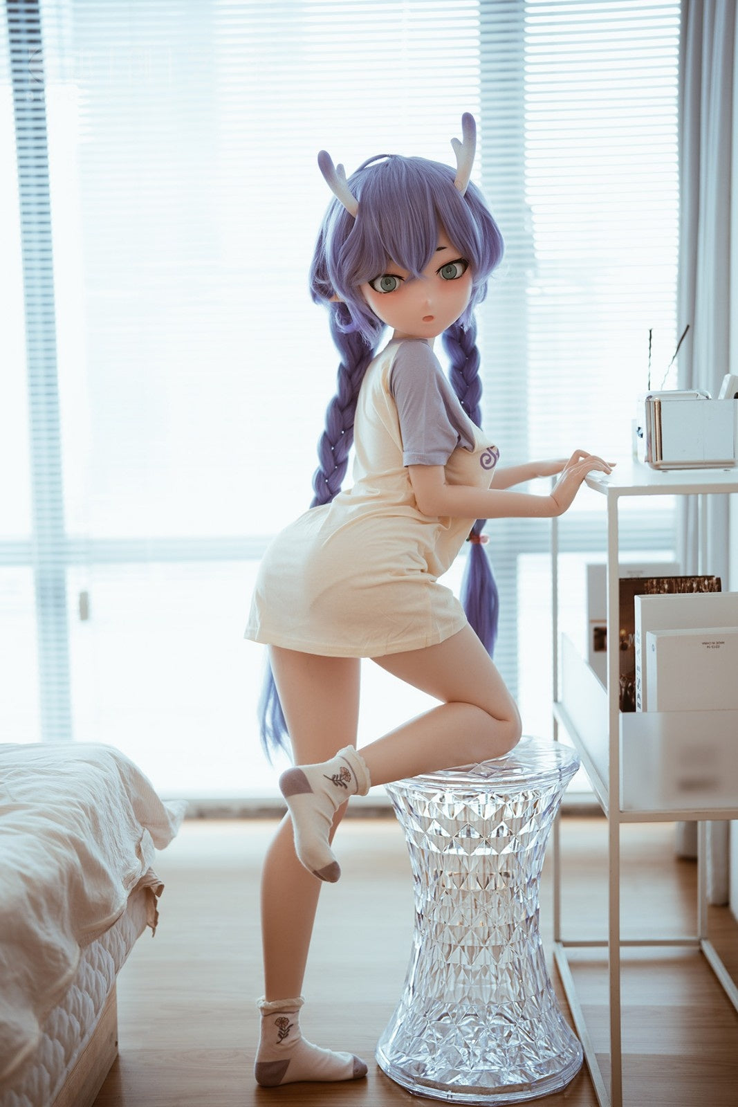 135cm (4ft5") Silicone Anime Sex Doll – Burako - MS141D + M03B