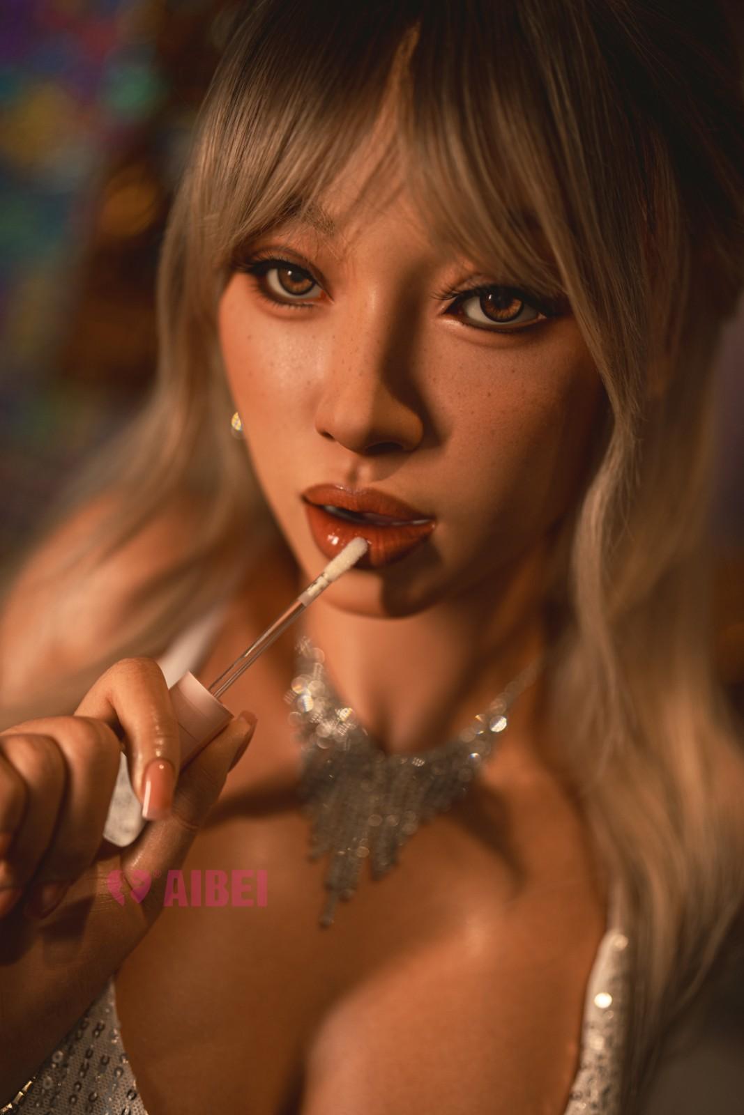 150cm (4ft11") F-Cup Silicone Sex Doll – ROS Roxy AB150-WT-AB25 | In Stock | US Only