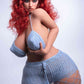 163cm (5ft4") Thick Ass Read Hair Sex Doll with Movable Jaw - In Stock | US Only