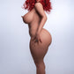 163cm (5ft4") Thick Ass Read Hair Sex Doll with Movable Jaw - In Stock | US Only