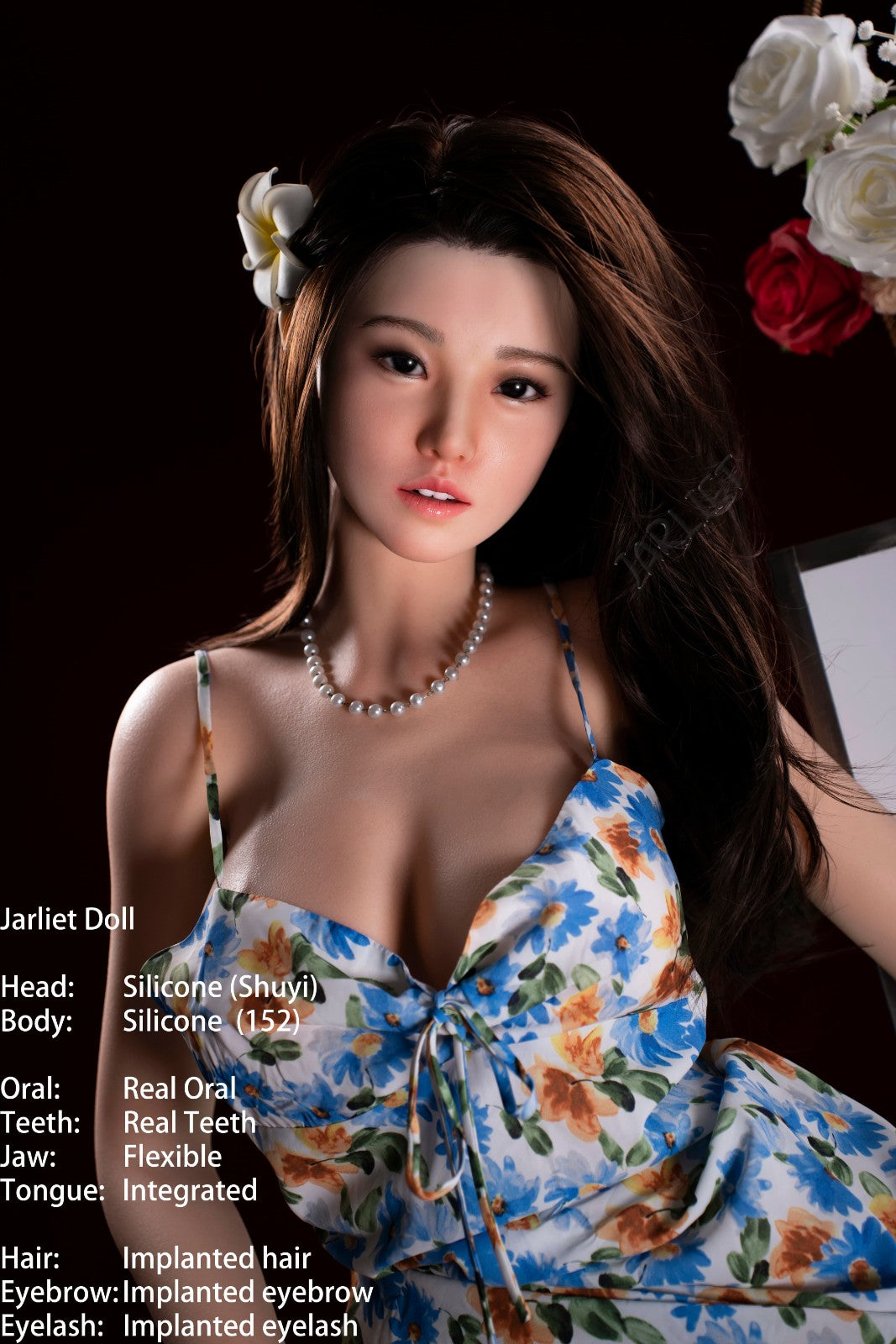 156cm (5ft1") B-Cup Full Silicone Real Oral Sex Doll – May - In Stock | US Only