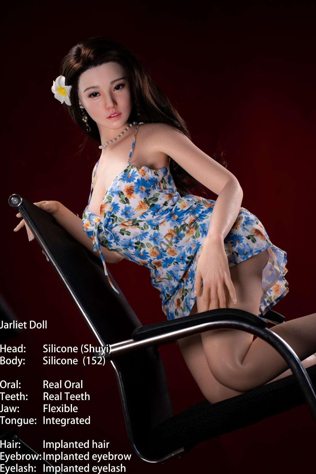 156cm (5ft1") B-Cup Full Silicone Real Oral Sex Doll – May - In Stock | US Only