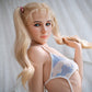 150cm (4ft11") Tiny Blonde Silicone Sex Doll - A-Cup - In Stock | US Only