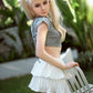 150cm (4ft11") Tiny Blonde Silicone Sex Doll - A-Cup - In Stock | US Only