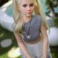 150cm (4ft11") Tiny Blonde Silicone Sex Doll - A-Cup - In Stock | US Only
