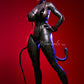 165cm (5ft5") Black Panther Furry Silicone Fantasy Sex Doll with Movable Jaw - Velara