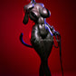 165cm (5ft5") Black Panther Furry Silicone Fantasy Sex Doll with Movable Jaw - Velara