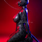 165cm (5ft5") Black Panther Furry Silicone Fantasy Sex Doll with Movable Jaw - Velara