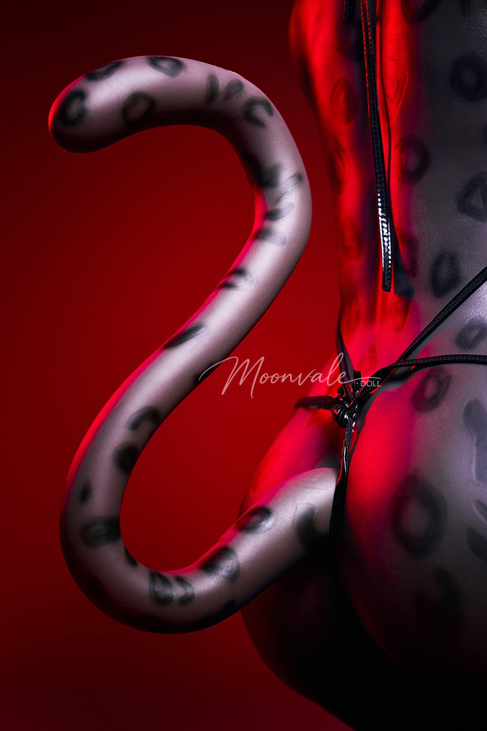 165cm (5ft5") Black Panther Furry Silicone Fantasy Sex Doll with Movable Jaw - Velara