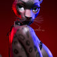 165cm (5ft5") Black Panther Furry Silicone Fantasy Sex Doll with Movable Jaw - Velara