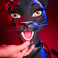 165cm (5ft5") Black Panther Furry Silicone Fantasy Sex Doll with Movable Jaw - Velara
